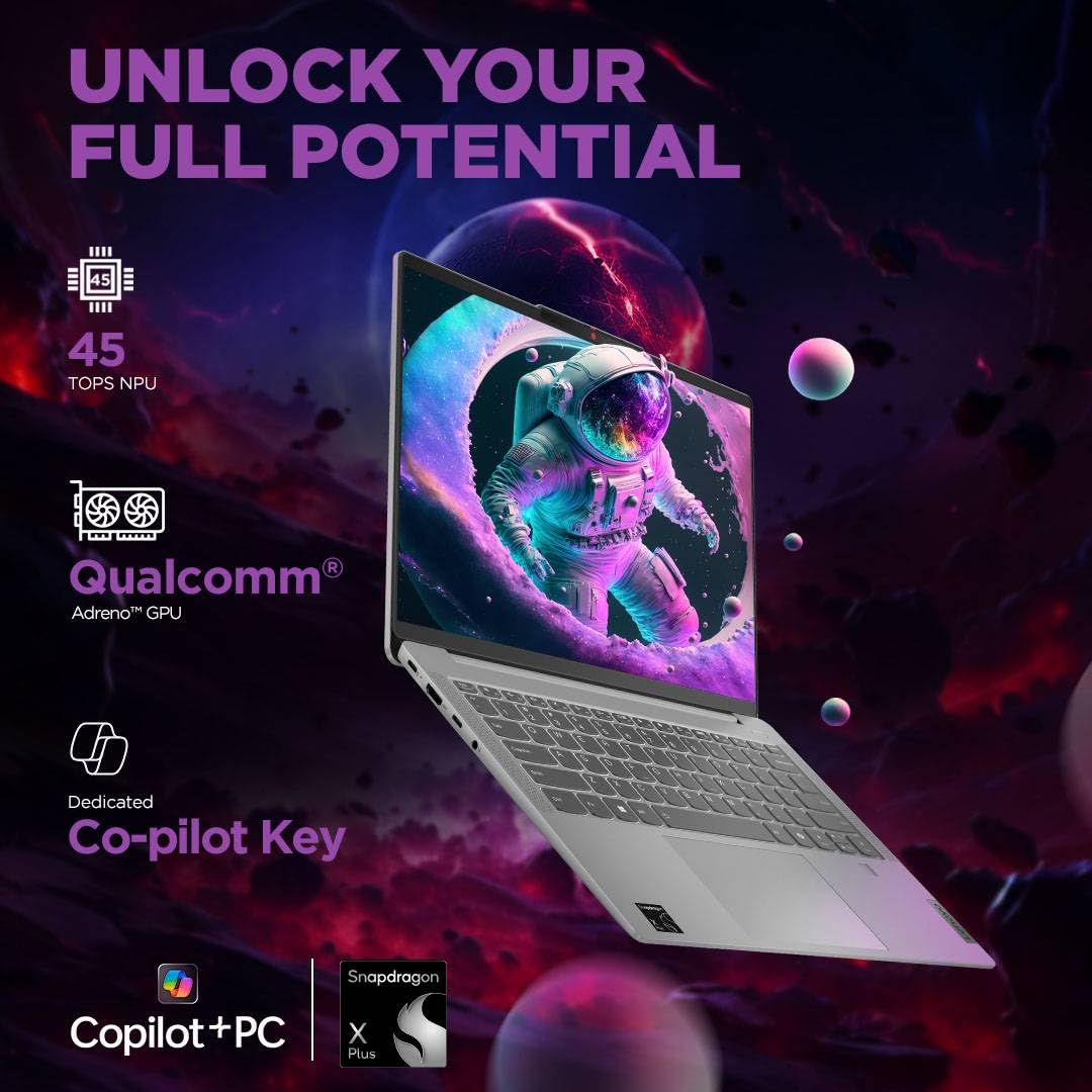 Lenovo IdeaPad Slim 5 Snapdragon X Plus X1P-42-100, Copilot+ AI PC