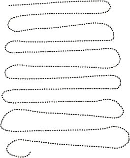 COHEALI Copper Ball Chain Copper Balls Chain Decorative Beaded Pull Chain DIY Beaded Chain DIY Jewelry Supply Copper Ball Chain Copper Chain Necklace