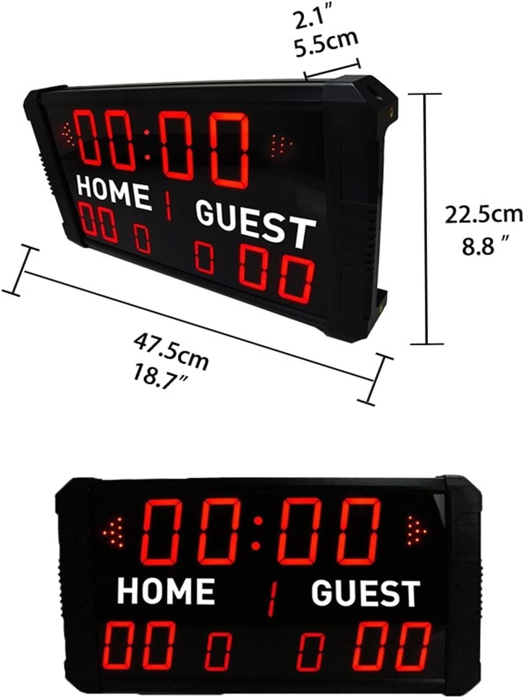 Multisport Indoor Scoreboard 24S Shot Clock LED Scoreboard Electronic Digital for Basketball Football Multisport Scoreboard Timer,Scoreboardtripoda-1