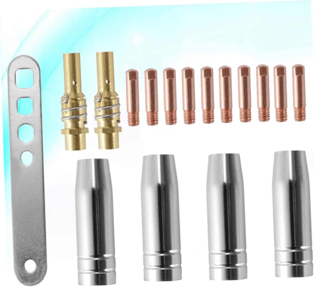Welding Accessories Set Nozzle Kit Torch for -15ak Gas Shielded Handle Easy to Use