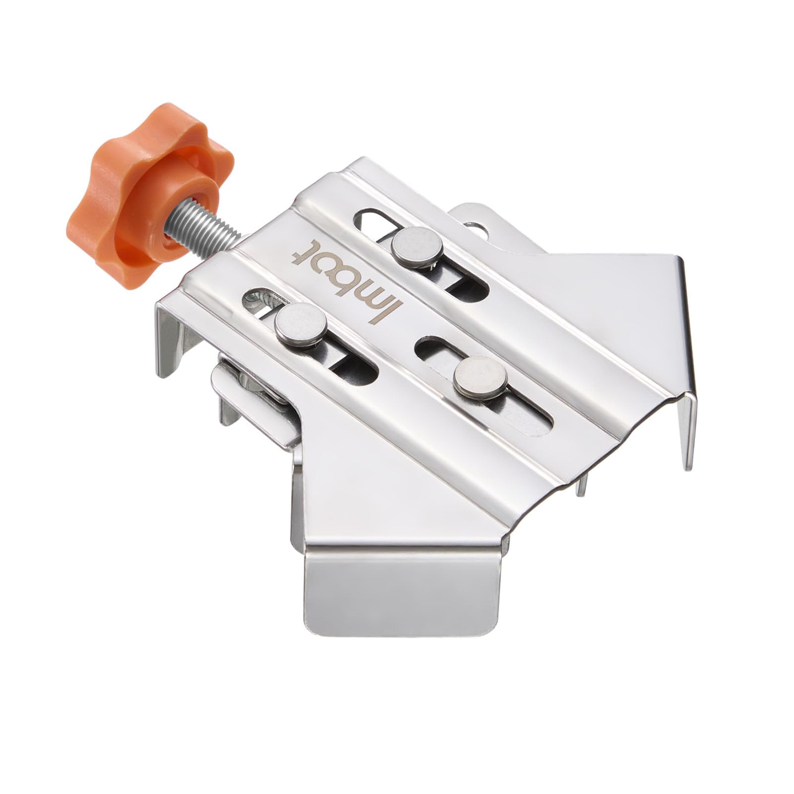 Imbot Right Angle Clamp，2pcs Stainless Steel 90 Degree Right Angle Clamp with Adjustable Swing Jaw，corner clamps for woodworking，For Welding, Framing