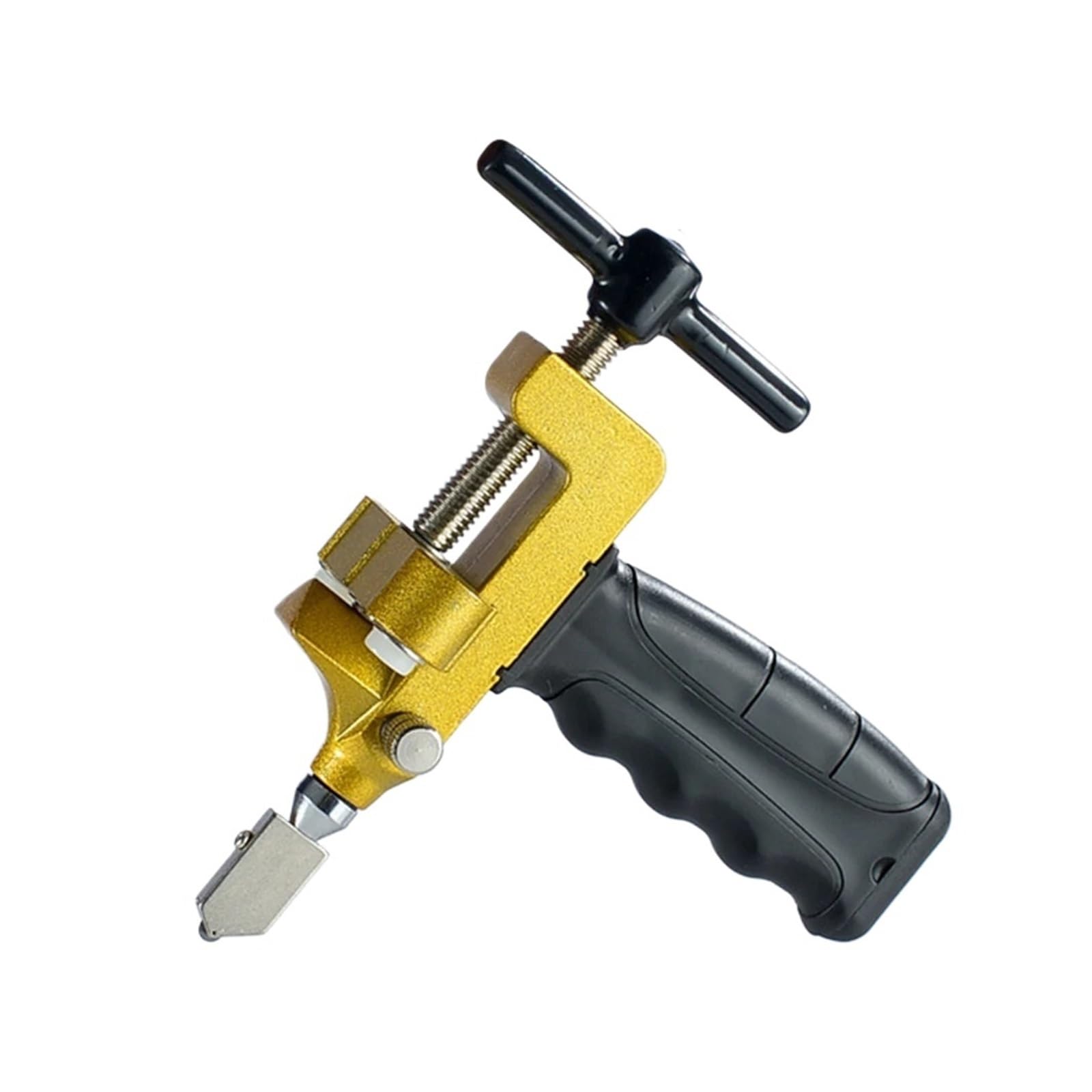 Tile Cutters, 2 in 1 Tile and Glass Cutter Manual Ceramic Cutting Tool with Knife Wheel Opener Breaker Hand Kit for Cutting and Grinding(Tile Cutter B)