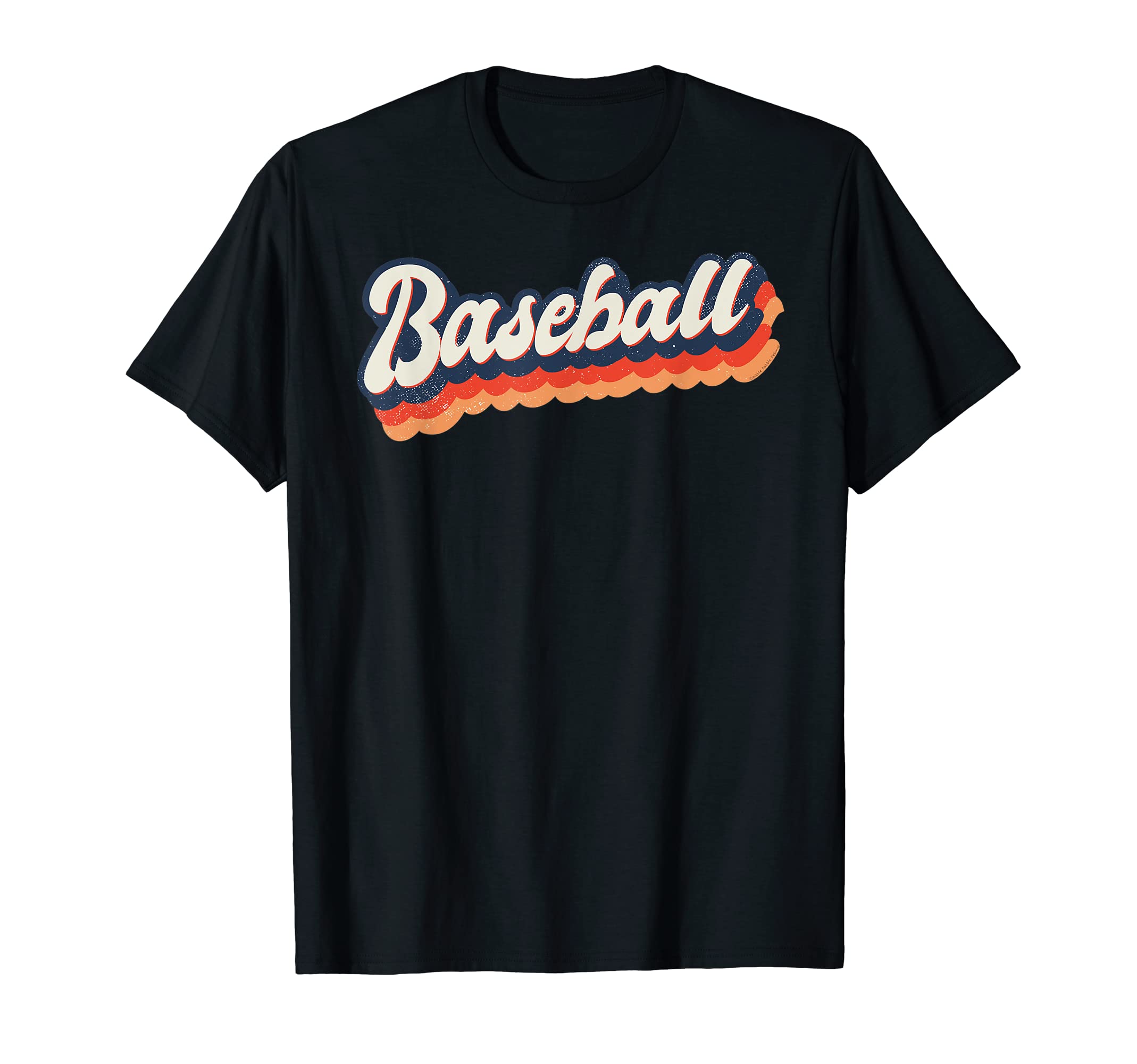 Classic Retro Baseball Text Design - Baseball T-Shirt