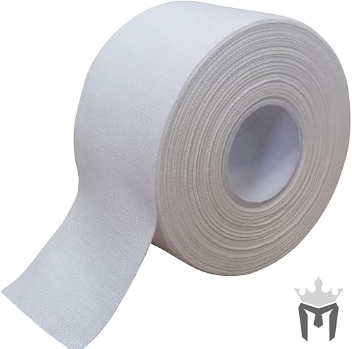 Meister Cinta de entrenamiento atlético prémium de 15 yardas x 1.5 pulgadas para deportes y médicos (50% más larga), color blanco, 1 rollo