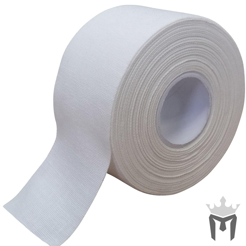 Meister 15Yd x 1.5" Premium Athletic Trainer's Tape for Sports and Medical (50% Longer) - White - 1 Roll
