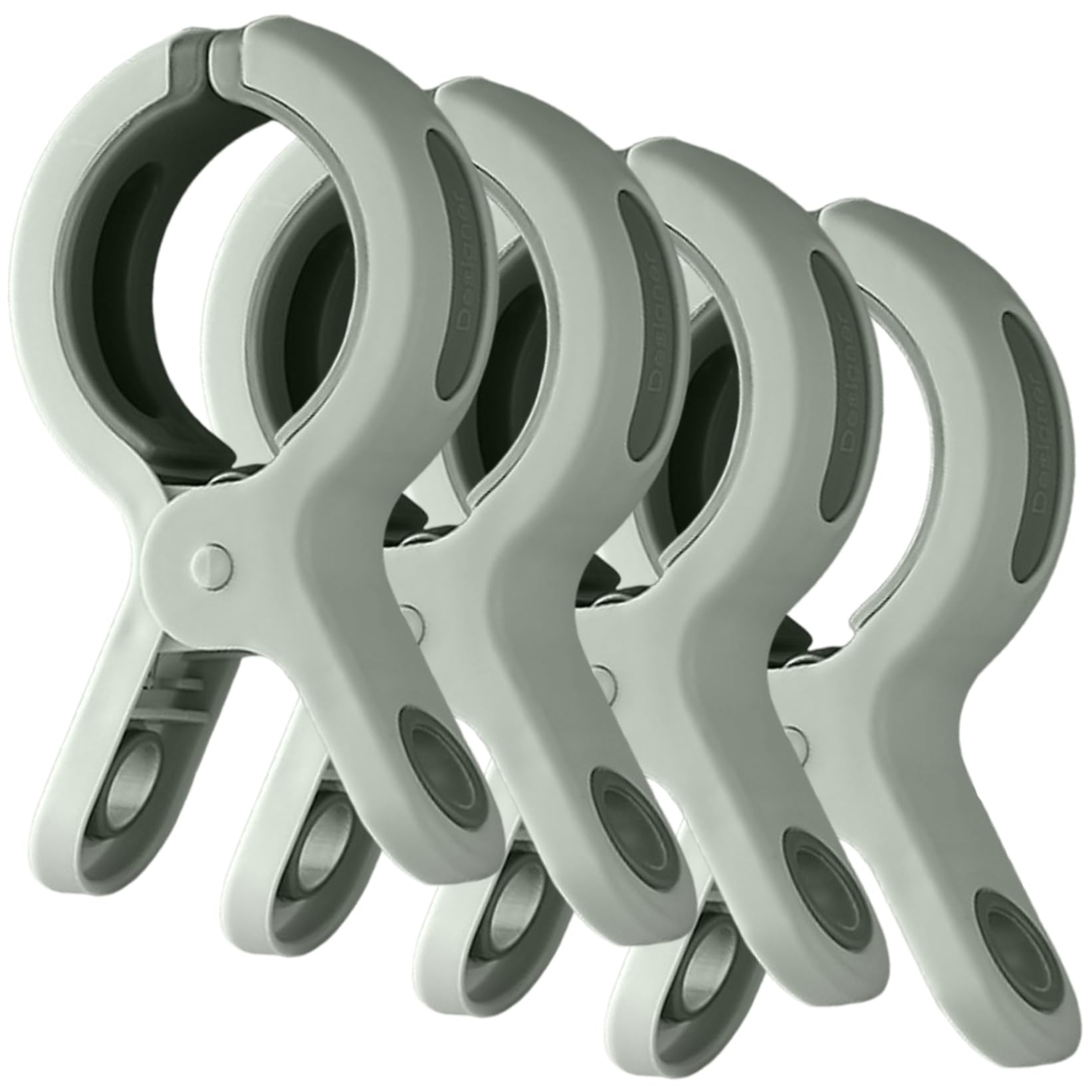 Tsawntd 4PCS Towel Clips for Beach Chairs 4.2x2.4x0.9'' Plastic Beach Towel Clips with Secure Grip, Portable for Towels, Lounge Chairs, Poolside Towels and More Chair