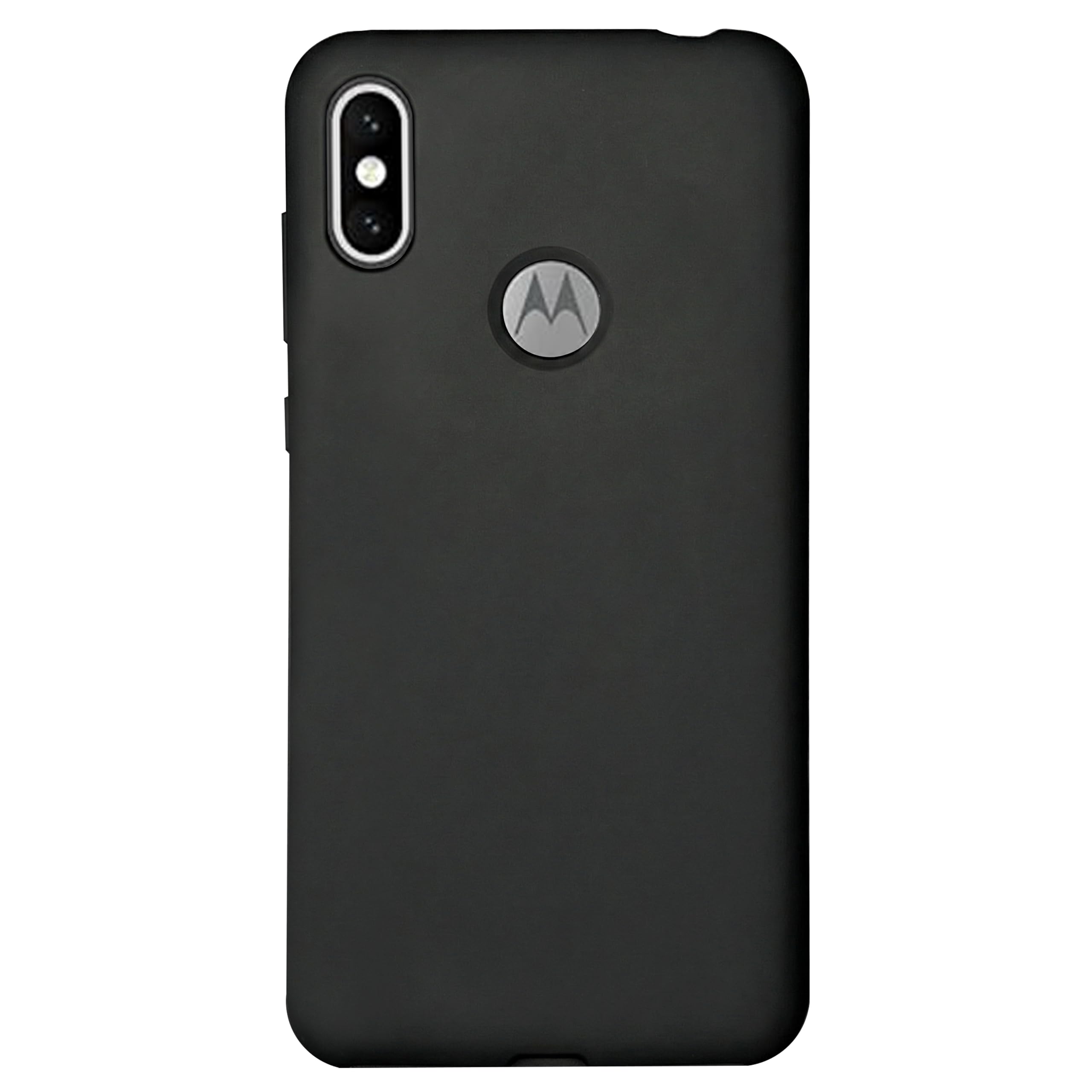 Super Frosted Shield Pro Soft Mobile Back Case for Motorola Moto One Power | Shockproof Scratchproof Cover | Black