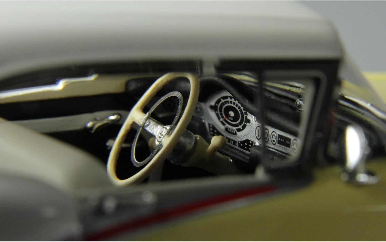 1957 Starfire Coronado Yellow and Alcan White Limited Edition to 200 Pieces Worldwide 1/43 Model Car by Goldvarg Collection GC-092A
