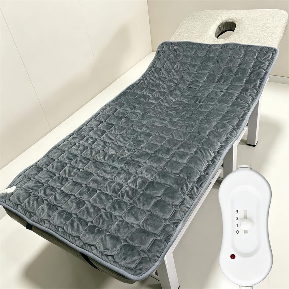 Copertura riscaldante per Lettino da Massaggio ed estetica – Termocoperta in Velluto per lettini (Ciglia, Massaggi, Spa)