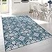 Produktbild Paco Home In- & Outdoor-Teppich, Mit Orient-Design, Für Balkon Und Terrasse, In Blau, Grösse:120x170 cm