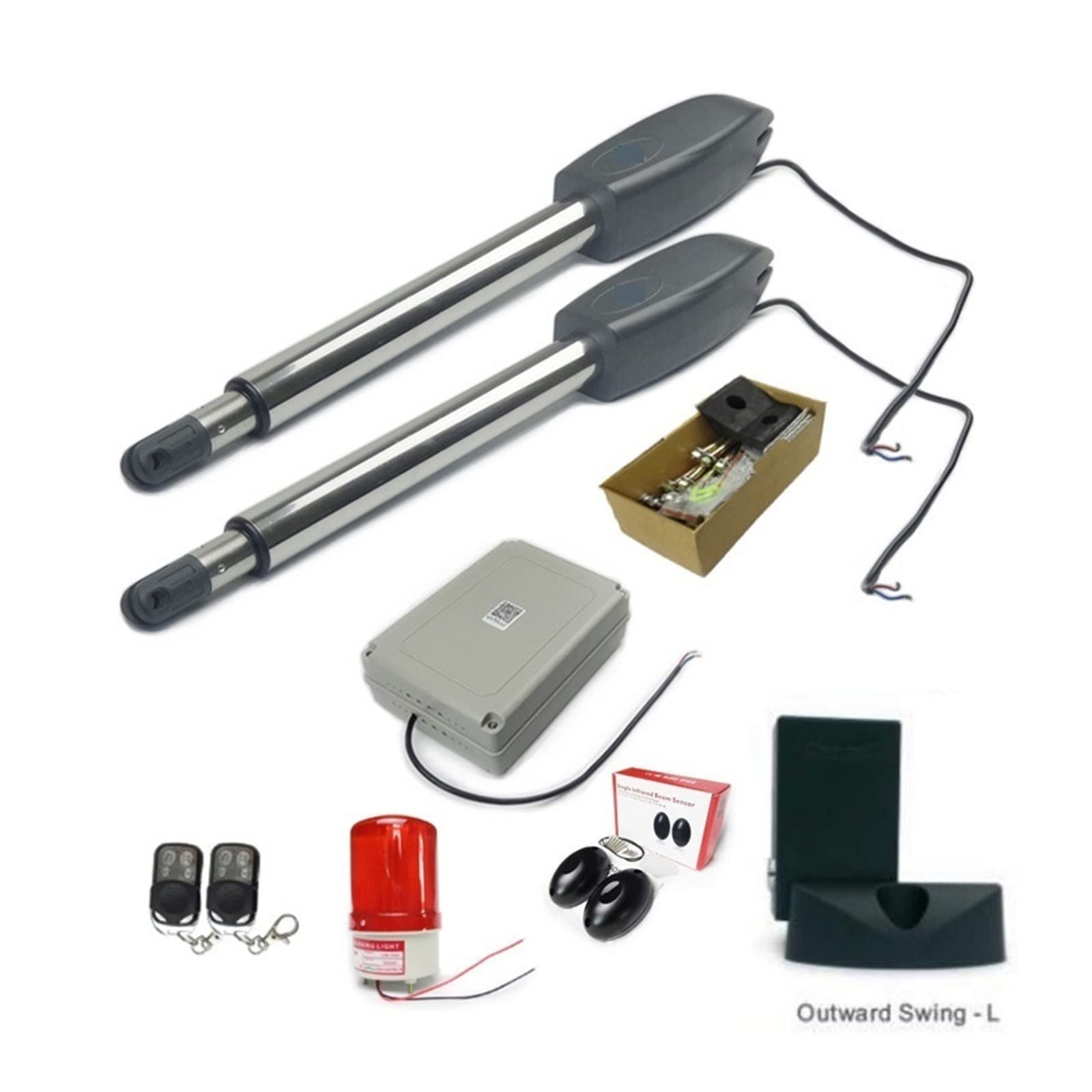 Buy Automatic Gate Opener Kit Automatic Dual Arms Electric Swing Door