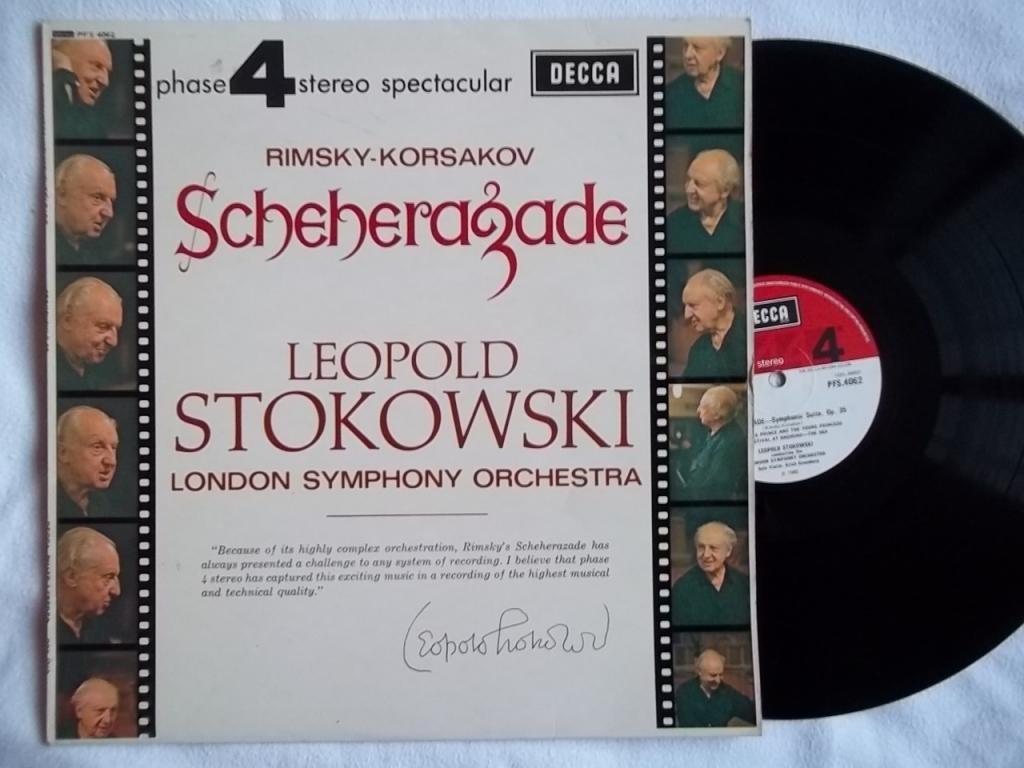 PFS 4062 RimskyKorsakov Scheherazade London SO Stokowski vinyl LP