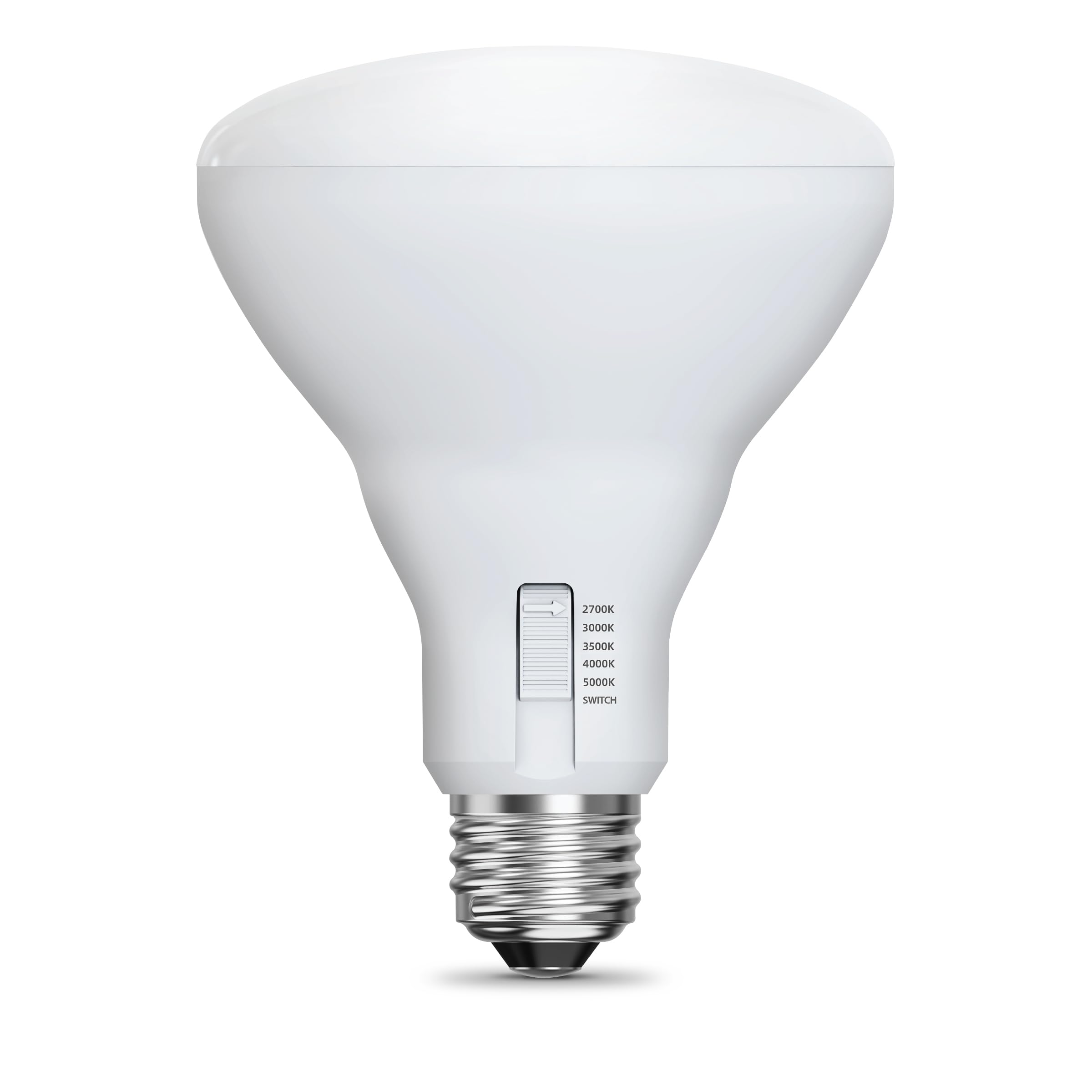 Feit Electric BR30100DM/6WYCA/2 Lot de 2 ampoules LED BR30 équivalentes à 100 W, intensité variable, 1400 lumens, 5 couleurs réglables, IRC 90+, éclairage de piste et projecteur, durée de vie de 25