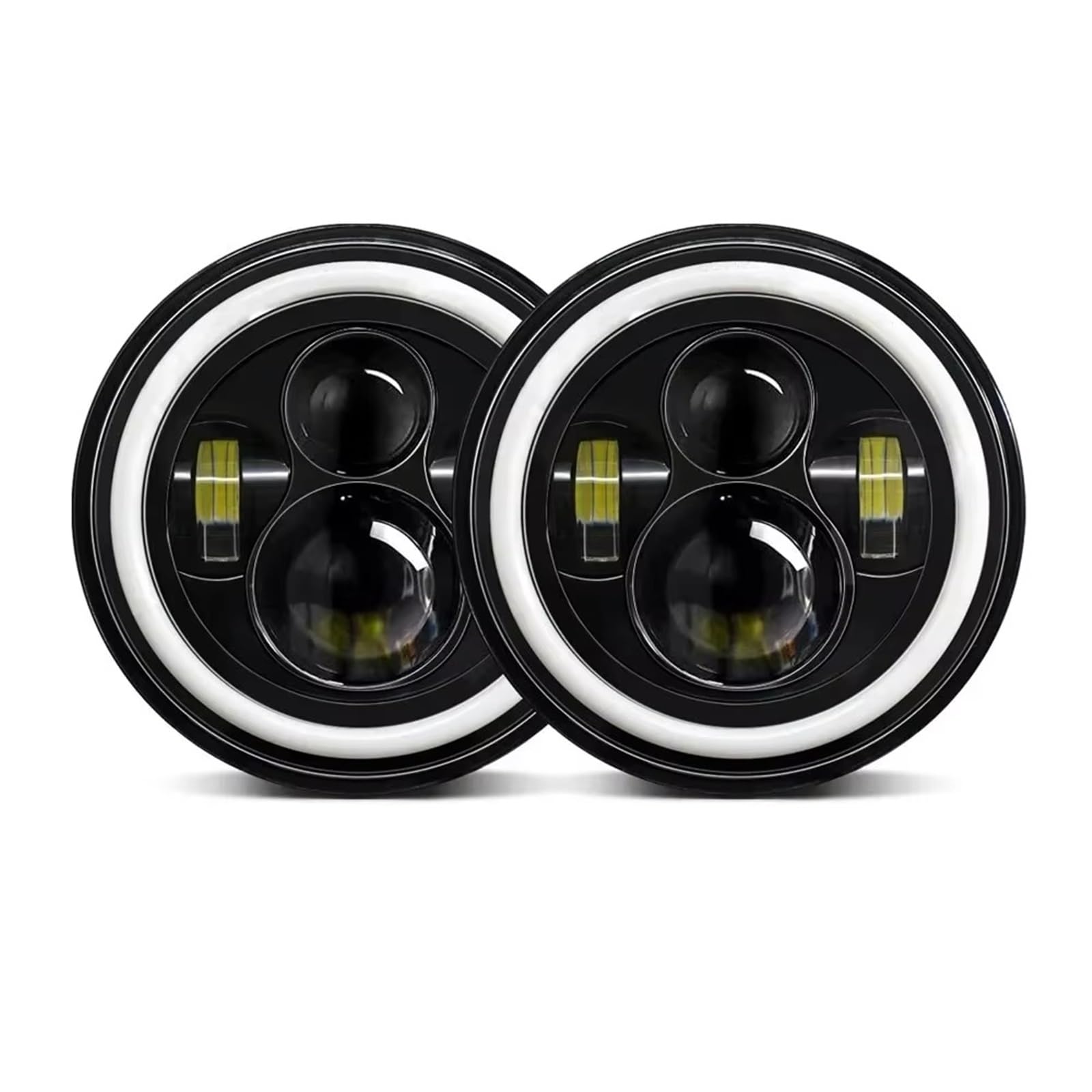 Phare LED 7 pouces avec DRL et double faisceau H4 pour Mazda - 7