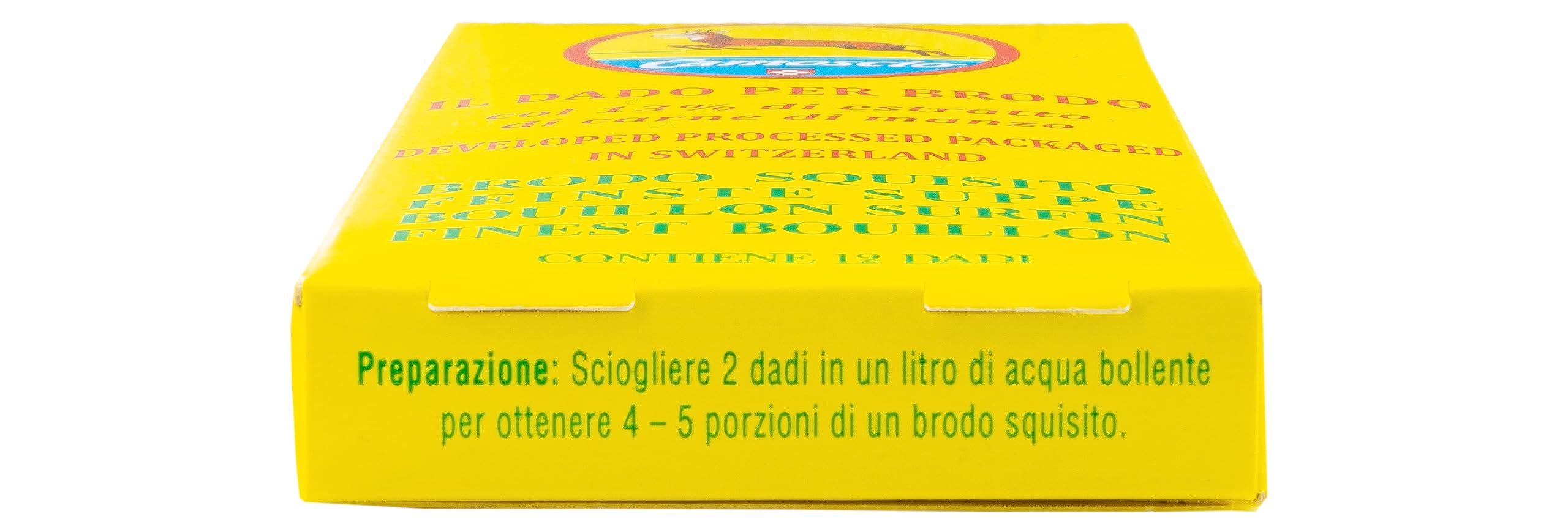 Grace nnvg DADI PER BRODO DI CARNE DI MANZO SVIZZERI ''CAMOSCIO'' ESPOSITORE DA 8 SCATOLE DA 120 G