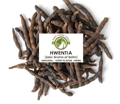 Good Farmer Foods Granos de selim, especias Hwentia, Uda, Diarr Xylopia Aethiopica Herb 4oz