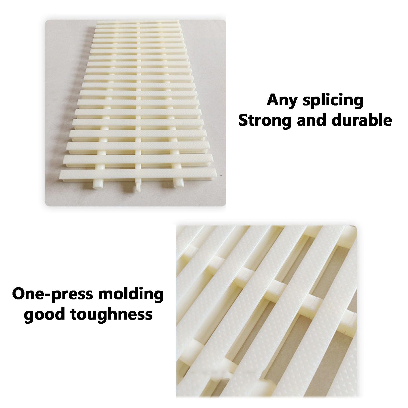 Griglia di Troppo Pieno per Piscine in plastica ABS, Striscia di Copertura Grigliata Pieghevole per vialetti, patii e Bordi Piscina (30x100 cm/1 Pezzo)