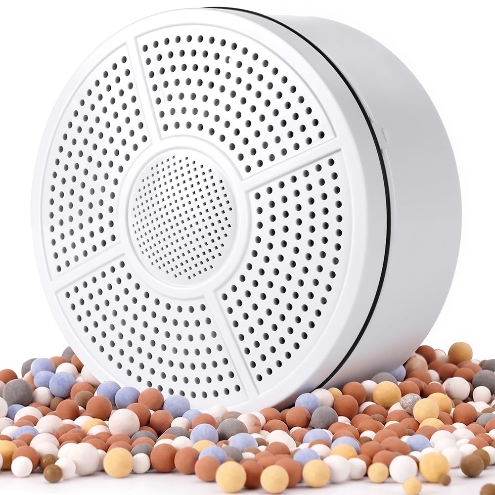 HOTUT Shower Filter Replacement Cartridge,Hard Water Purifier Removes Chlorine,Filters to Remove Unwanted Metals, Chlorine & Impurities Found in Water,Skin and Hair Healthy