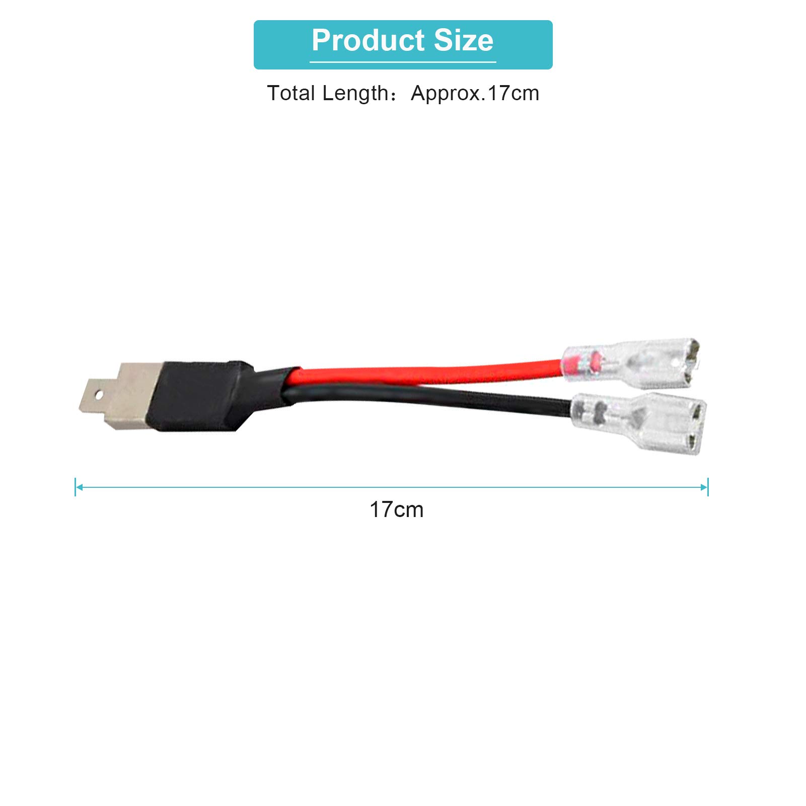Ligne Câblage Conversion H1 LED - 2 Pièces Pour Phares LED, Installation Facile Sans Soudure