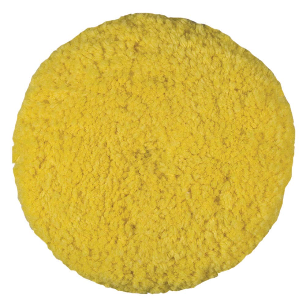 Rotary Blended Wool Buffing Pad - Yellow Medium Cut