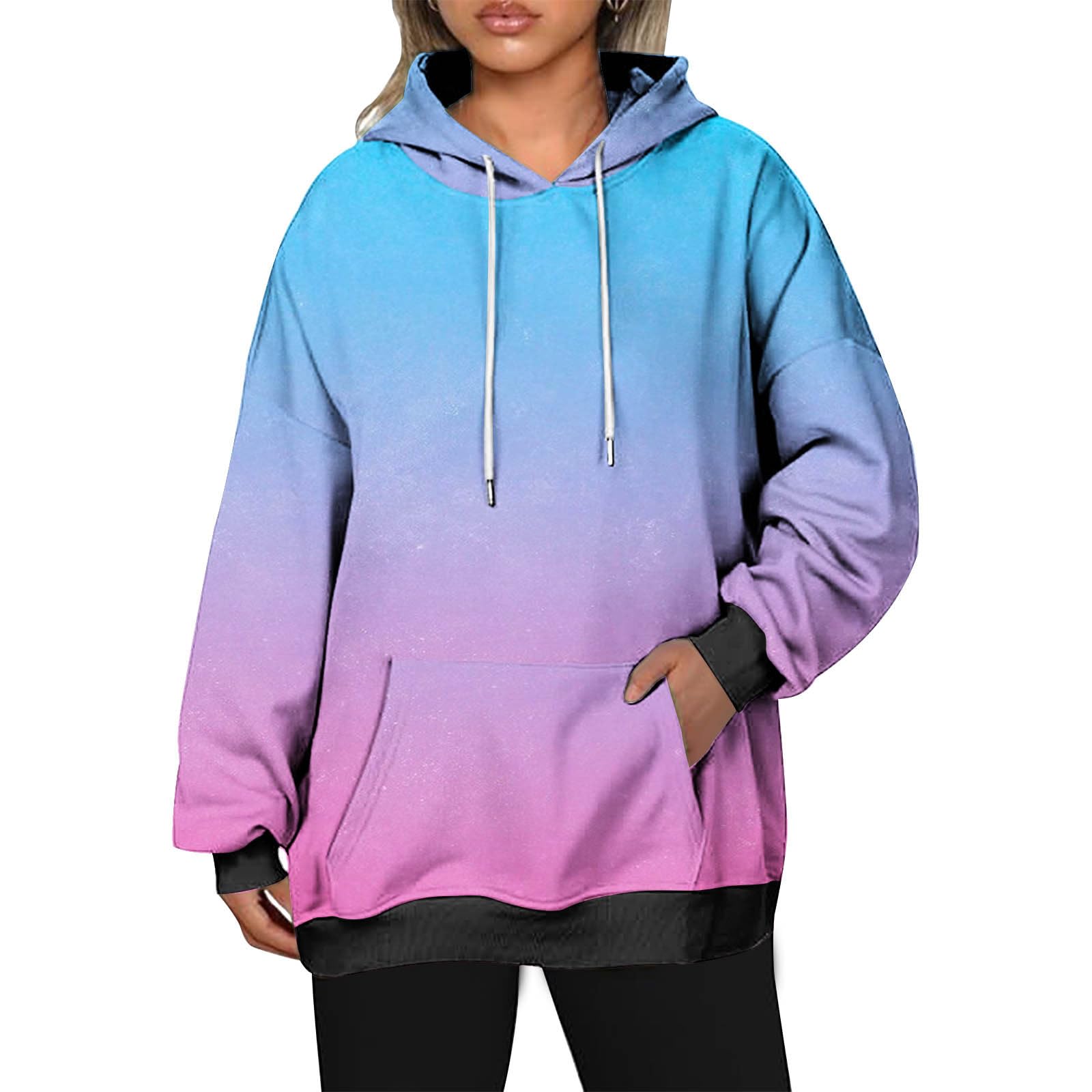 Sweat à Capuche Femme Casual Sweats Slim Fit Sweat-Shirt avec Cordon Outerwear Léger Streetwear Classique aux Couleurs Assorties Veste à Manches Longues Haut Couleur Unie Mode Automne Vêtements