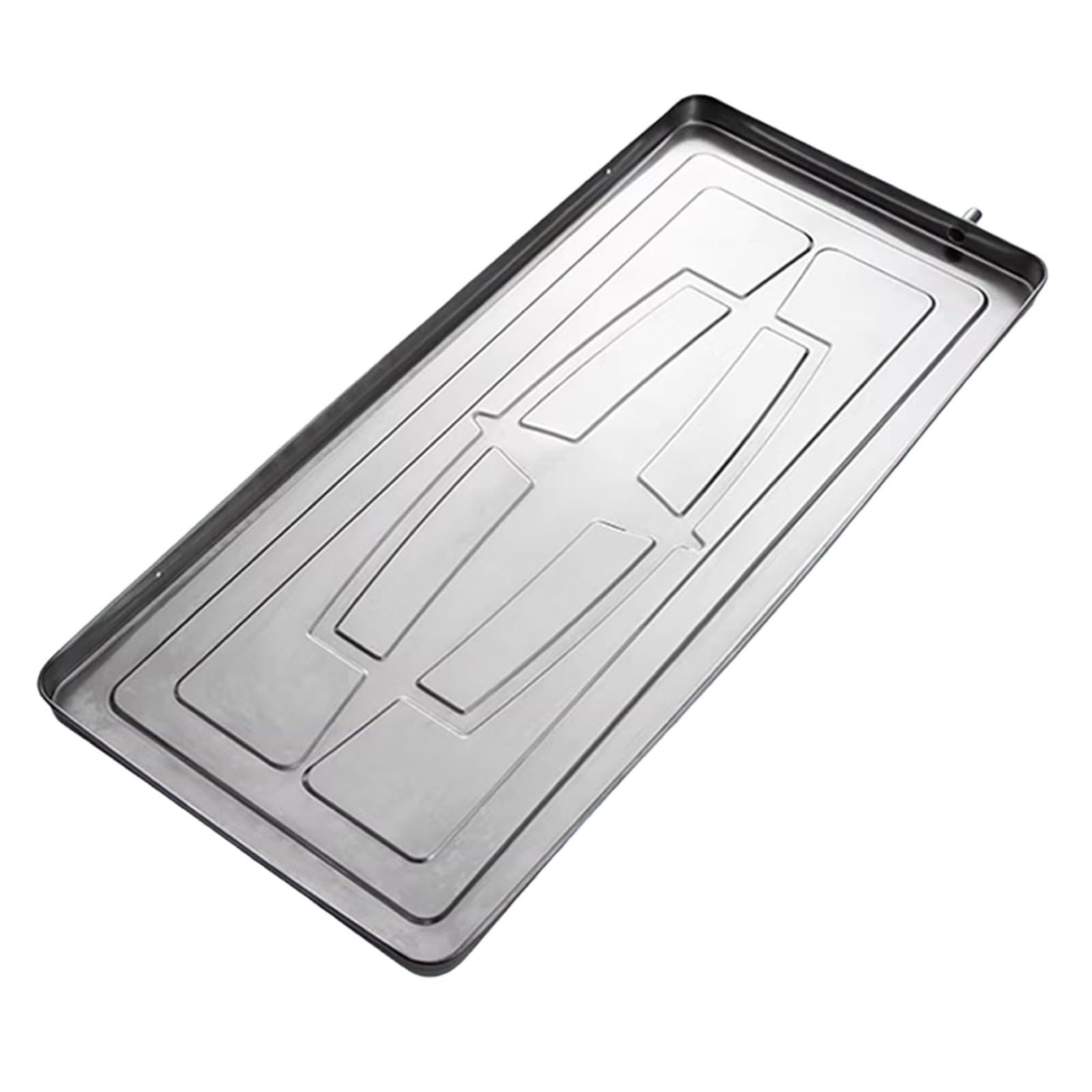 Bac condensats en inox pour clim et pompe à chaleur avec tuyau 3m