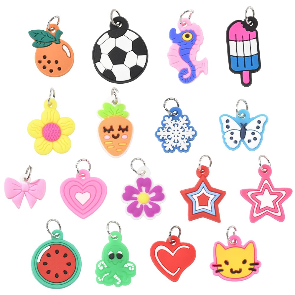 Perles focales en silicone motif dessin animé pour créer des cadeaux faits main