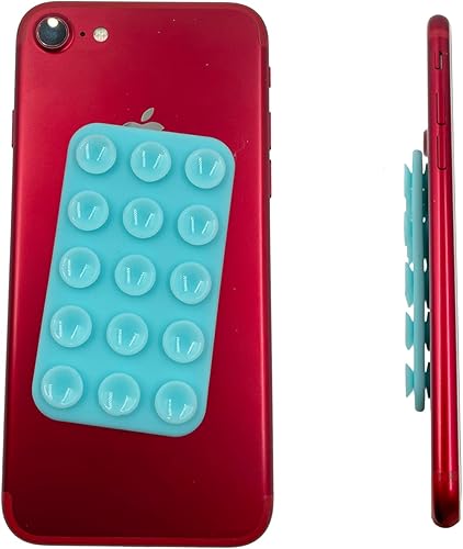 Miniatura 3 de Paquete de 2 fundas de silicona con succión para teléfono de doble cara, accesorio de teléfono manos libres de silicona para iPhone y Android,