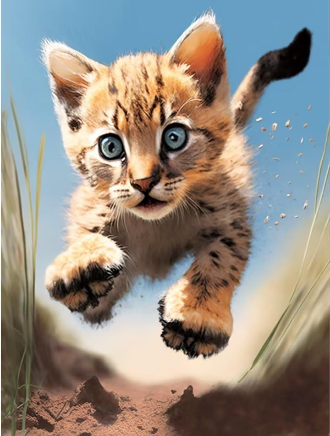 Decorative Vintage Tin Sign Vintage Metal Sign Wall Decor Jumping Cat