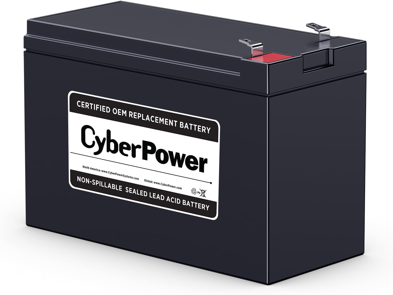 CyberPower RB1280 UPS Replacement Battery Cartridge, Maintenance-Free, User Installable, 12V/8Ah
