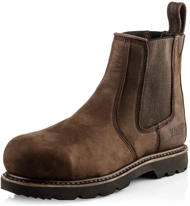 BucklerB1150SM Buckflex Safety Work Boots Chocolate Oil Men's/Women's Dealer Boot