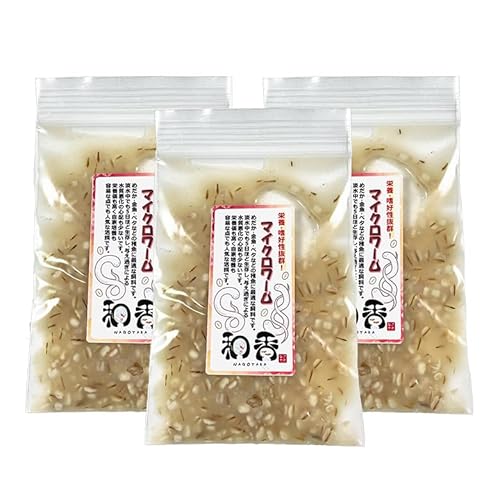 和香 マイクロワーム 生体 培養 3SET 赤虫 メダカ 稚魚 ゾウリムシ ミジンコ 生餌 活餌