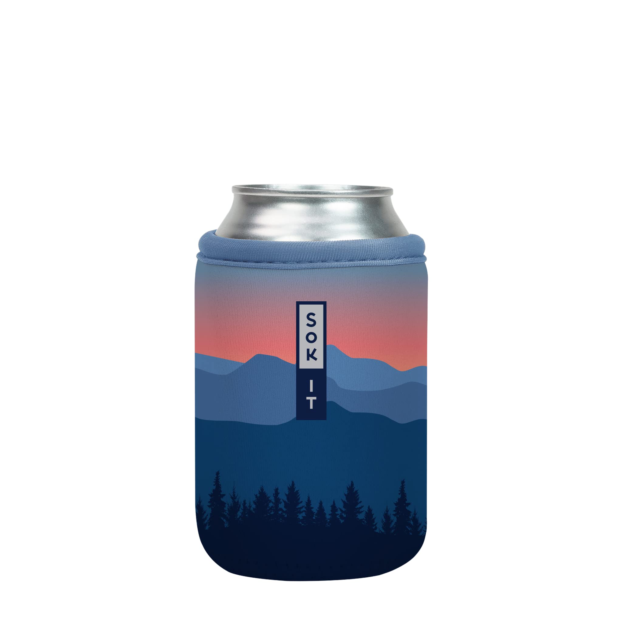 sok it cansok sleeve for beer amp soda insulated neoprene cover blue ridge 12oz can sleeve