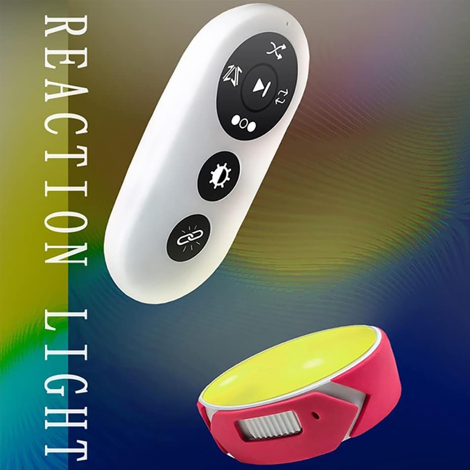 Migliora il tempo di reazione con le luci per l'allenamento di reazione, portatile, per sport, fitness, velocità, agilità e fitness, 4 modalità, telecomando