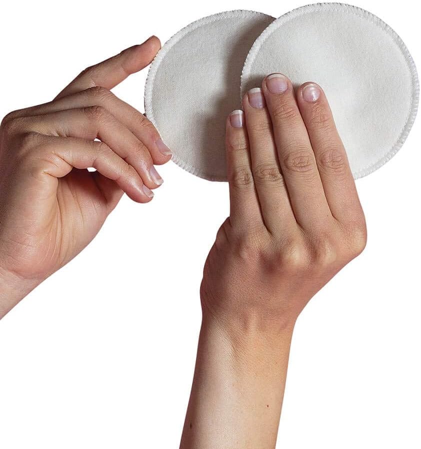 Carriwell Washable Breast Pads White (6 Pcs)