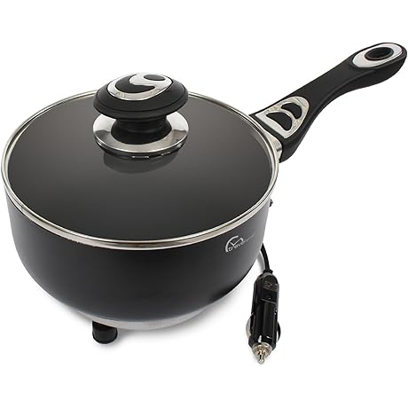12V Cooking Pot with Cover