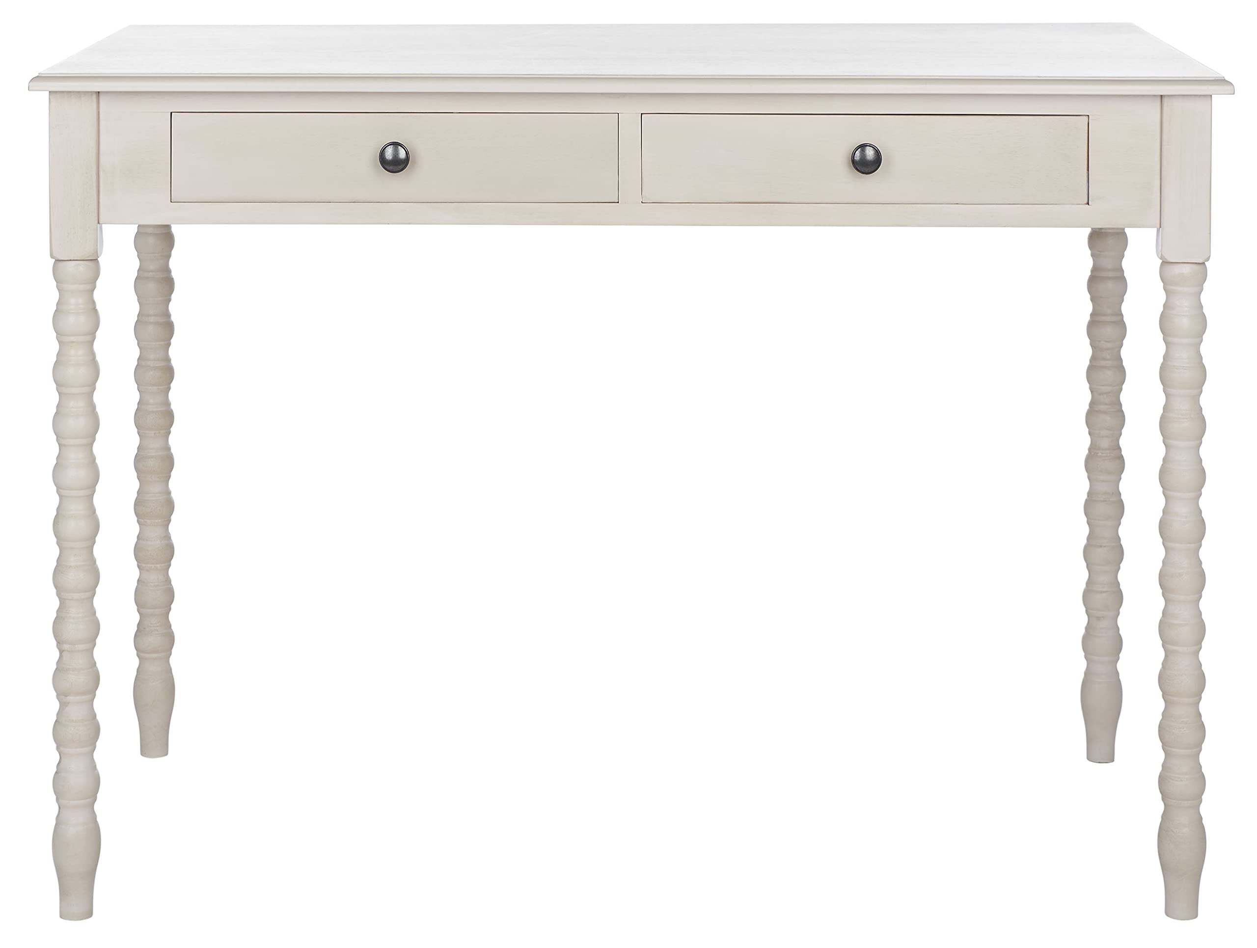 SAFAVIEH Home Collection O'Mara Taupe 2-Drawer Computer Table Office Desk