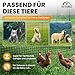 NATURIZ® Weidezaun 105cm hoch - mobiler Hundezaun & Hühnerzaun extrem stabil, Camping Zaun für Hunde ohne Strom, Begrenzungszaun, Gartenzaun, Steckzaun, Geflügelnetz (15m)