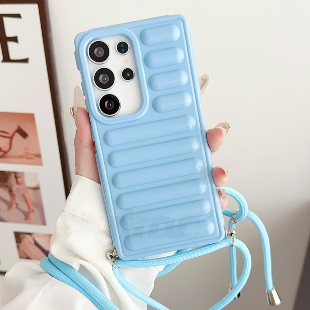 Coque souple Galaxy S25+ bleu absorbant les chocs grâce aux coussins d'air intégrés - 8