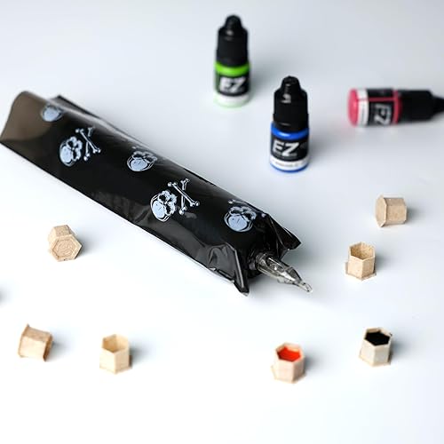 Miniatura 29 de EZ - Fundas para máquina de tatuaje, 200 unidades (2 x 6.6 pulgadas) desechables para bolígrafos de tatuaje, bolsas para máquina de cartucho, fundas