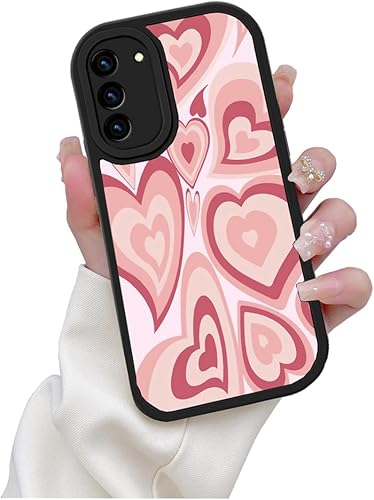 LALAPOPO Designed for Samsung Galaxy A14 5G Case with Cute Pink Love Design Wome