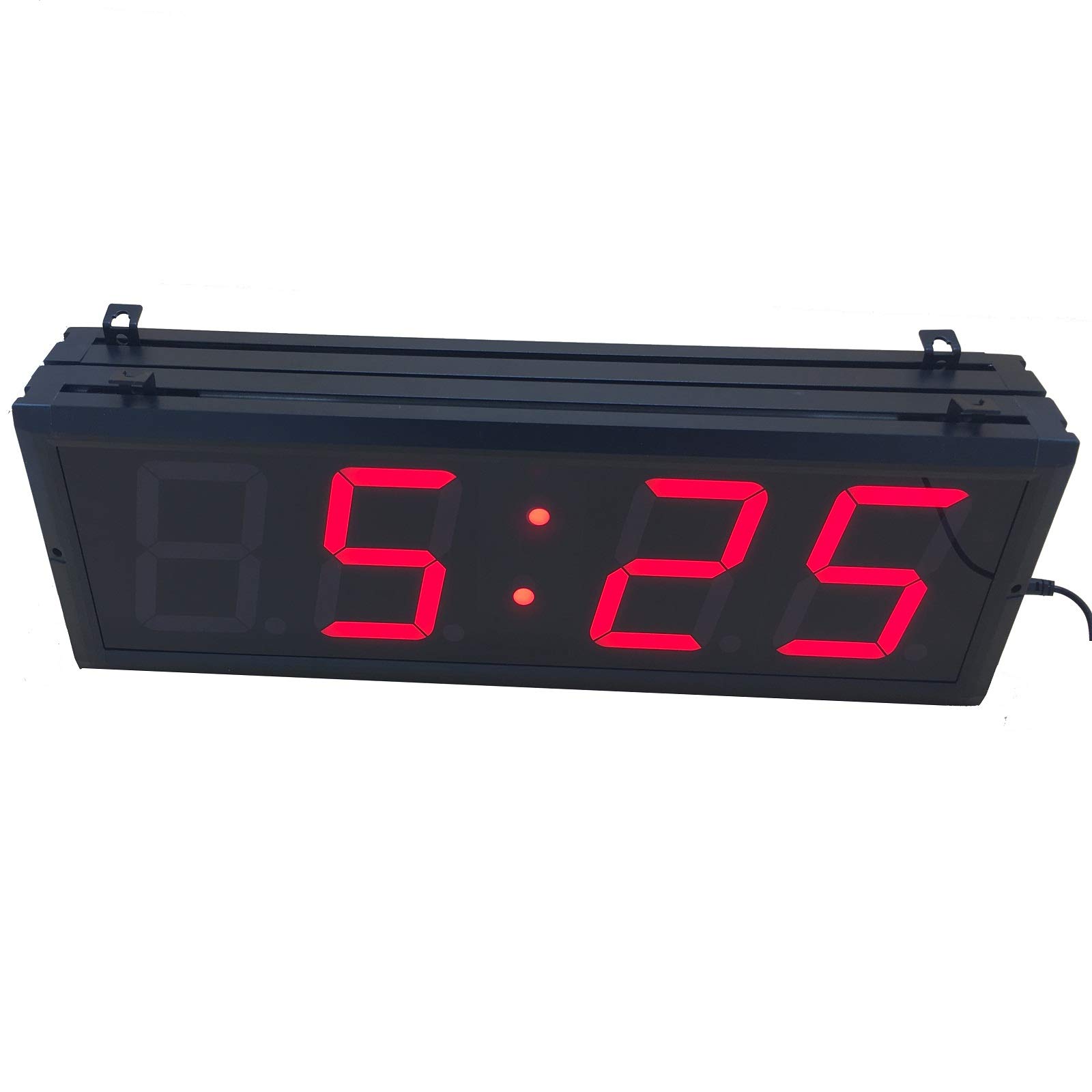 4'' Double Sided LED Wall Clock Digital Countdown Clock