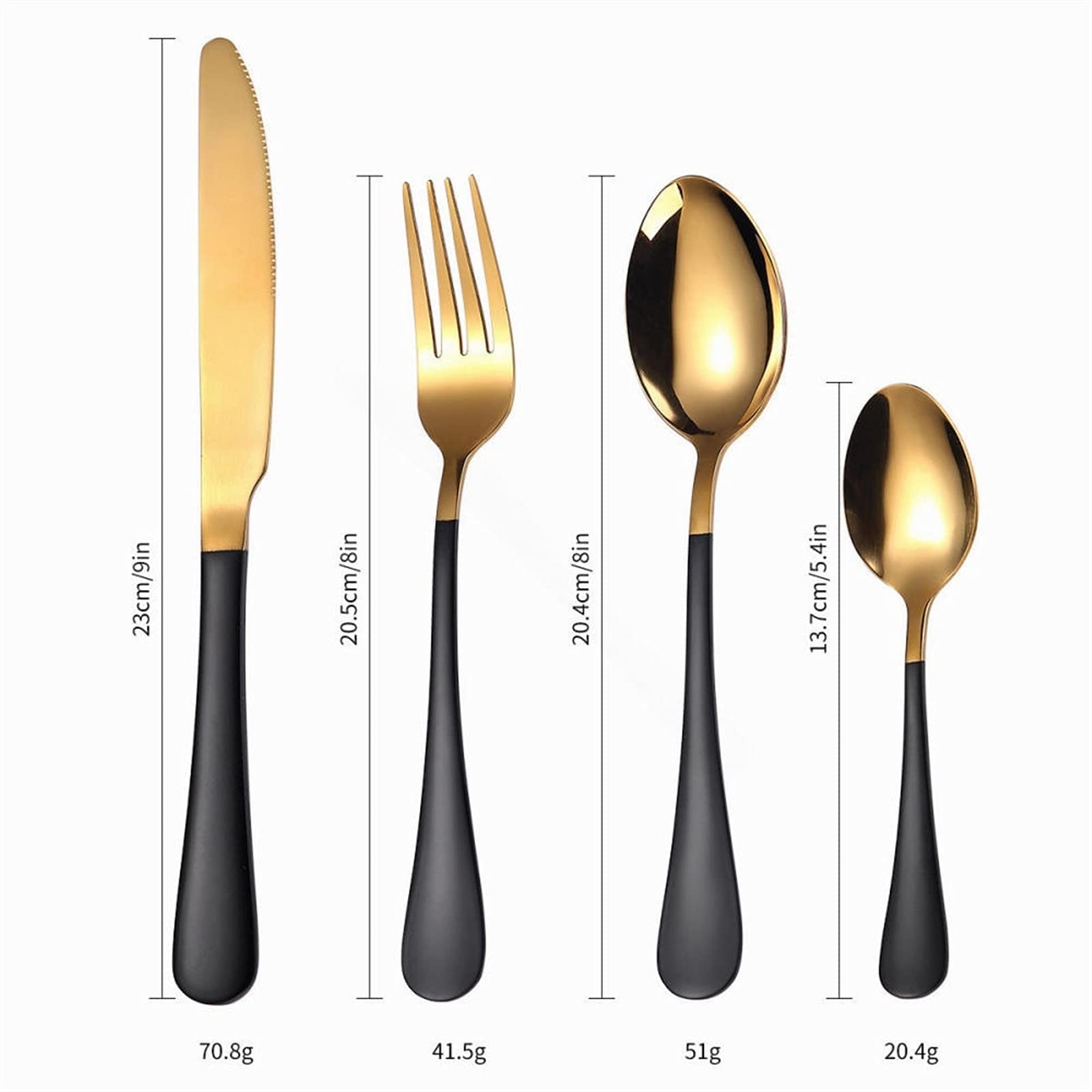 Bestecksets Schwarzes Geschirr Besteck Edelstahl Besteckset Gabel Löffel Messer Besteckset 16-teilig Geschirrset Western Edelstahl Dekoration