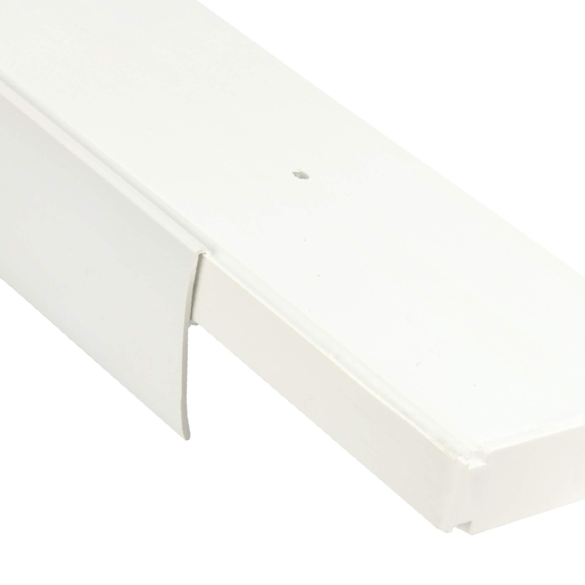 Bestlivings Cache pour rail de rideau 900 cm blanc plastique rail intérieur