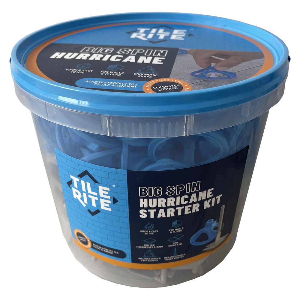 Tile Rite 2mm Big Spin Hurricane Standard Starter Kit - 3-15mm Tile Leveller