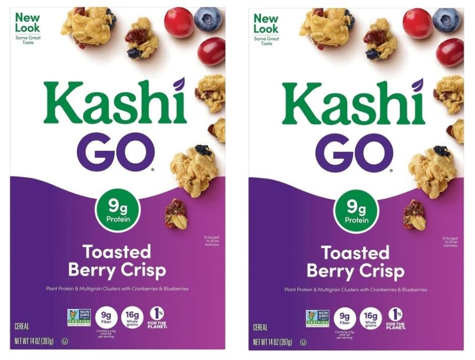 Generic Kashi Go.Cold Breakfast Cereal - Vegan Protein - Fiber Ce...
