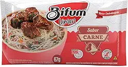 Macarrão Arroz Bifum Lámen Sem glúten Carne 67g