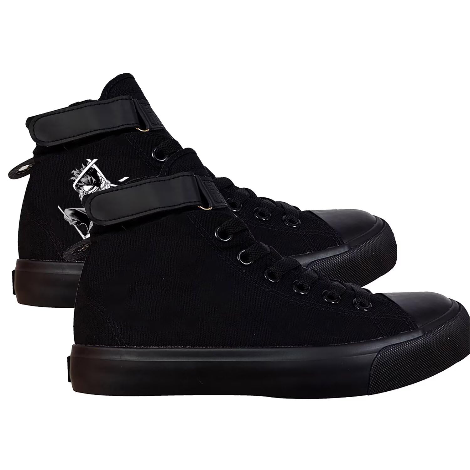 Anime MHA Shoes Unisex Canvas Sneakers High Top Lace ups Bakugou Katsuki Todoroki Shoto Hawks Dabi Shoes-image-12
