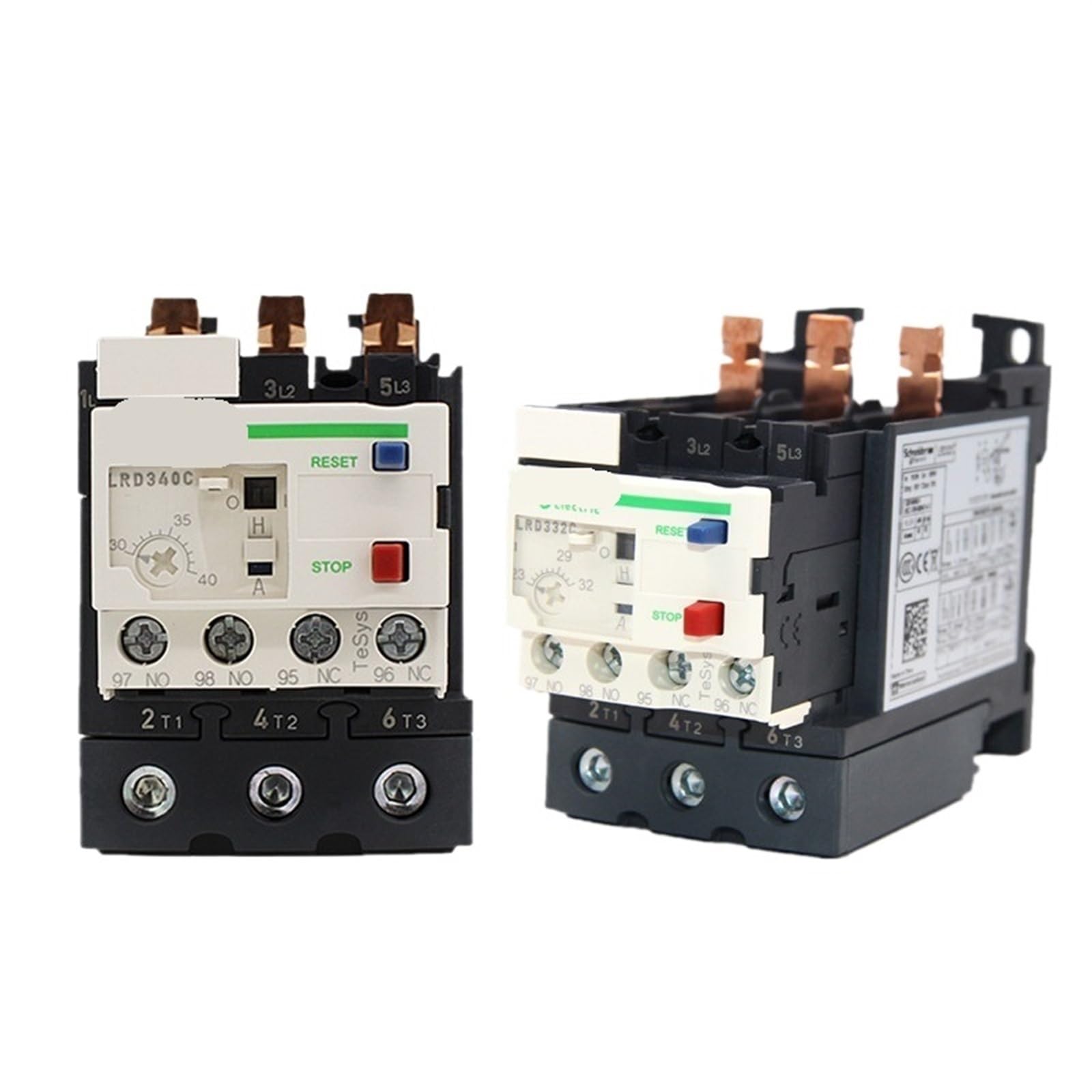 Relés de sobrecarga térmica LRD332C para automatización y control de maquinaria de climatización 5