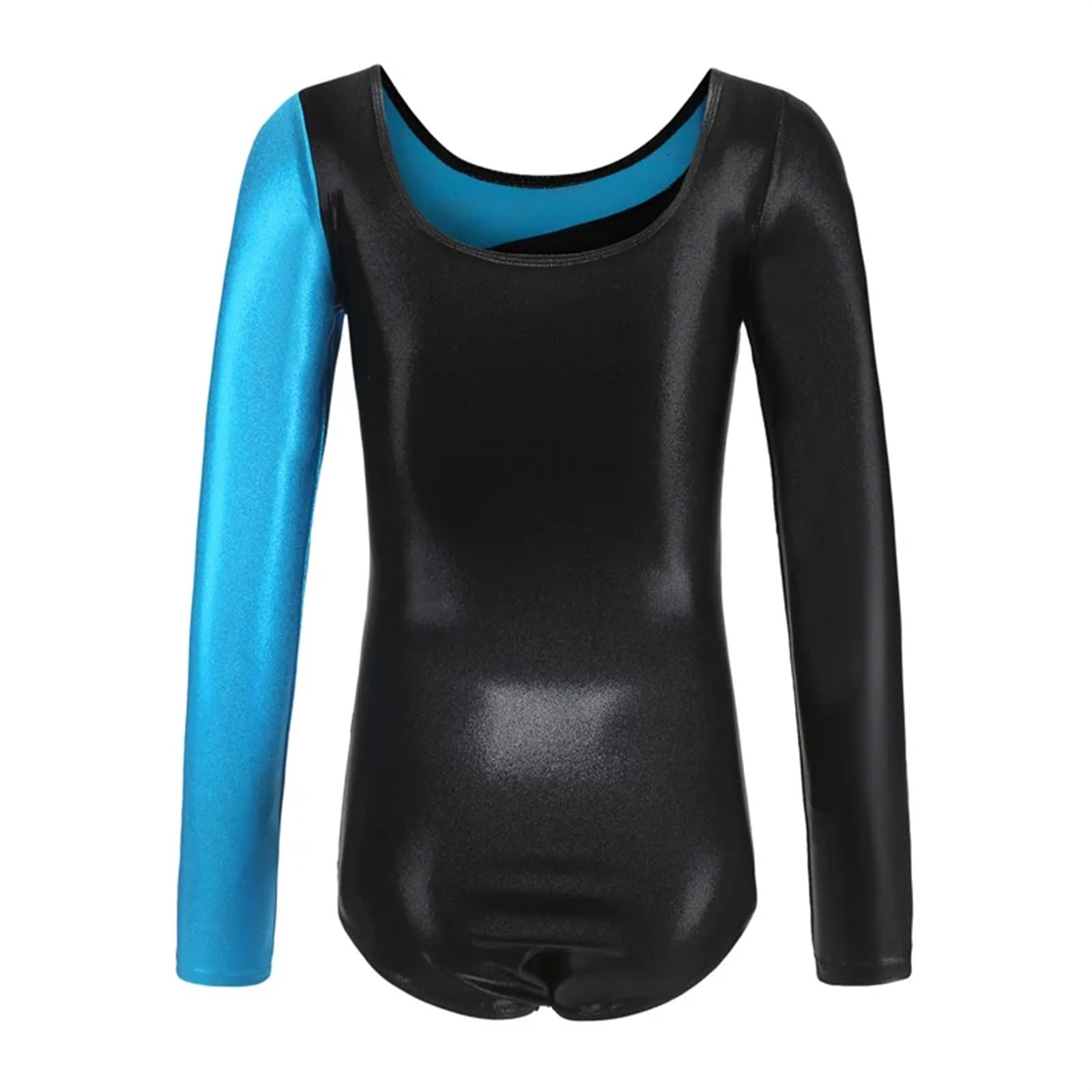 Maillot gimnasia ritmica niña Leotardo de gimnasia for niña de manga larga con diamantes de imitación brillantes, tutú de Ballet, leotardo de baile, mono de patinaje sobre hielo, mono gimnástico(Color